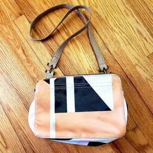 Rare Vintage French Connection Women's Color Block Shoulder Bag